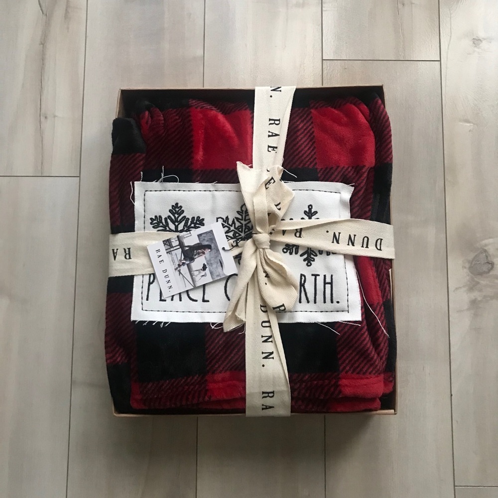 Rae Dunn Christmas blanket
